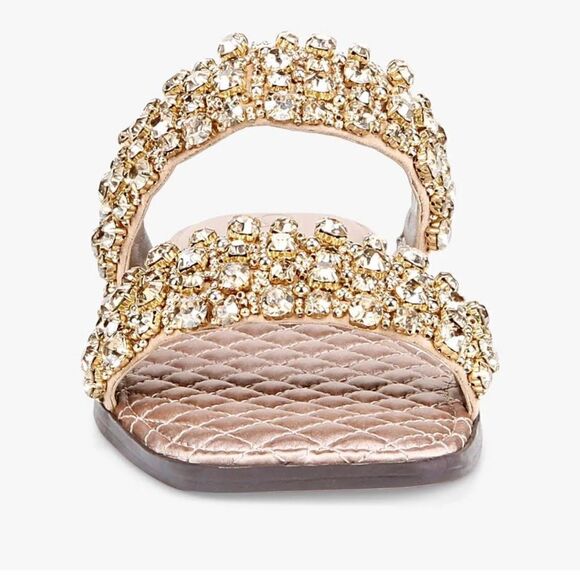 Sam Edelman Womens Ezel Embellished Slide Sandals | SZ 6.5M - Picture 4 of 8